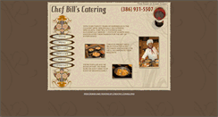 Desktop Screenshot of chefbillscatering.com