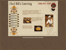 Tablet Screenshot of chefbillscatering.com